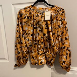 NWT Tularosa sateen top